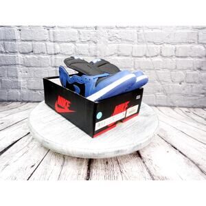 Air Jordan 1 Retro High OG GS Dk Marina Blue/Black/White Youth 4Y Women 5.5 NIB